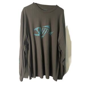 G Loomis Shirt Mens XXL Gray Fishing Performance Tee Longsleeve Outdoors